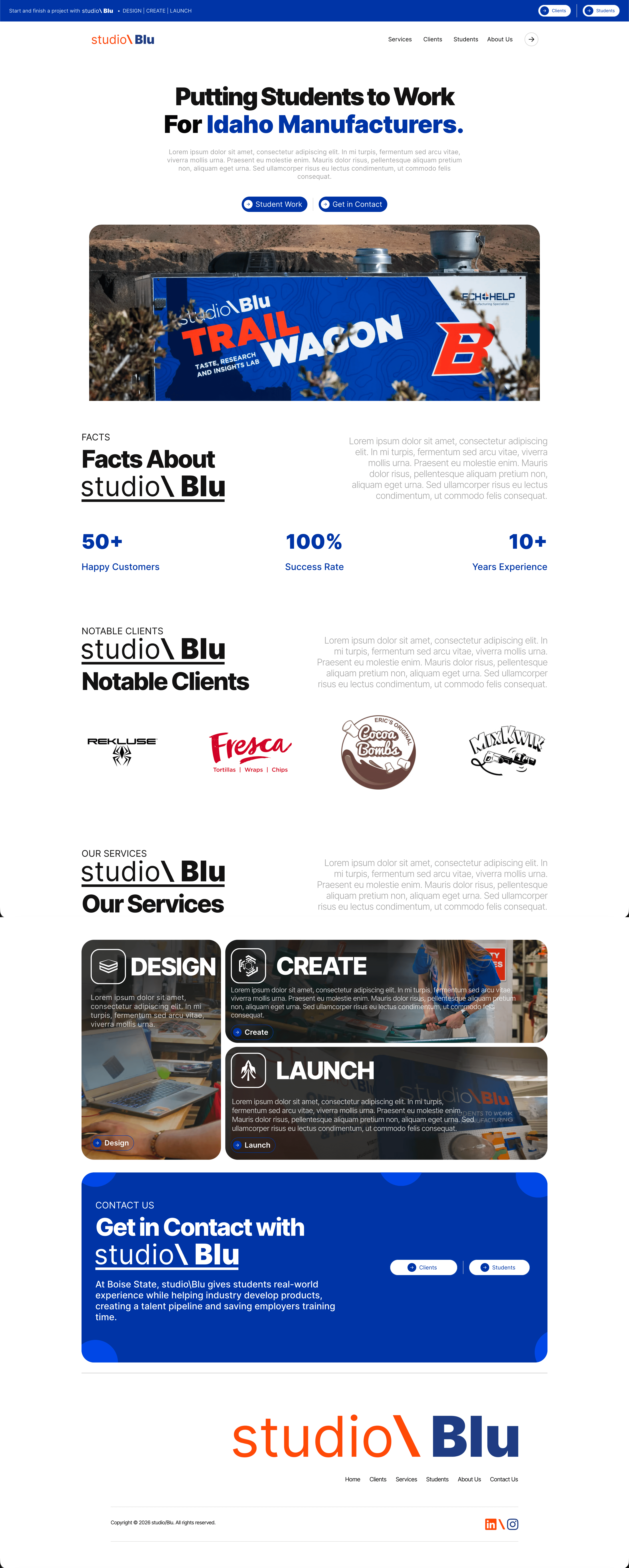 studio/Blu Redesign